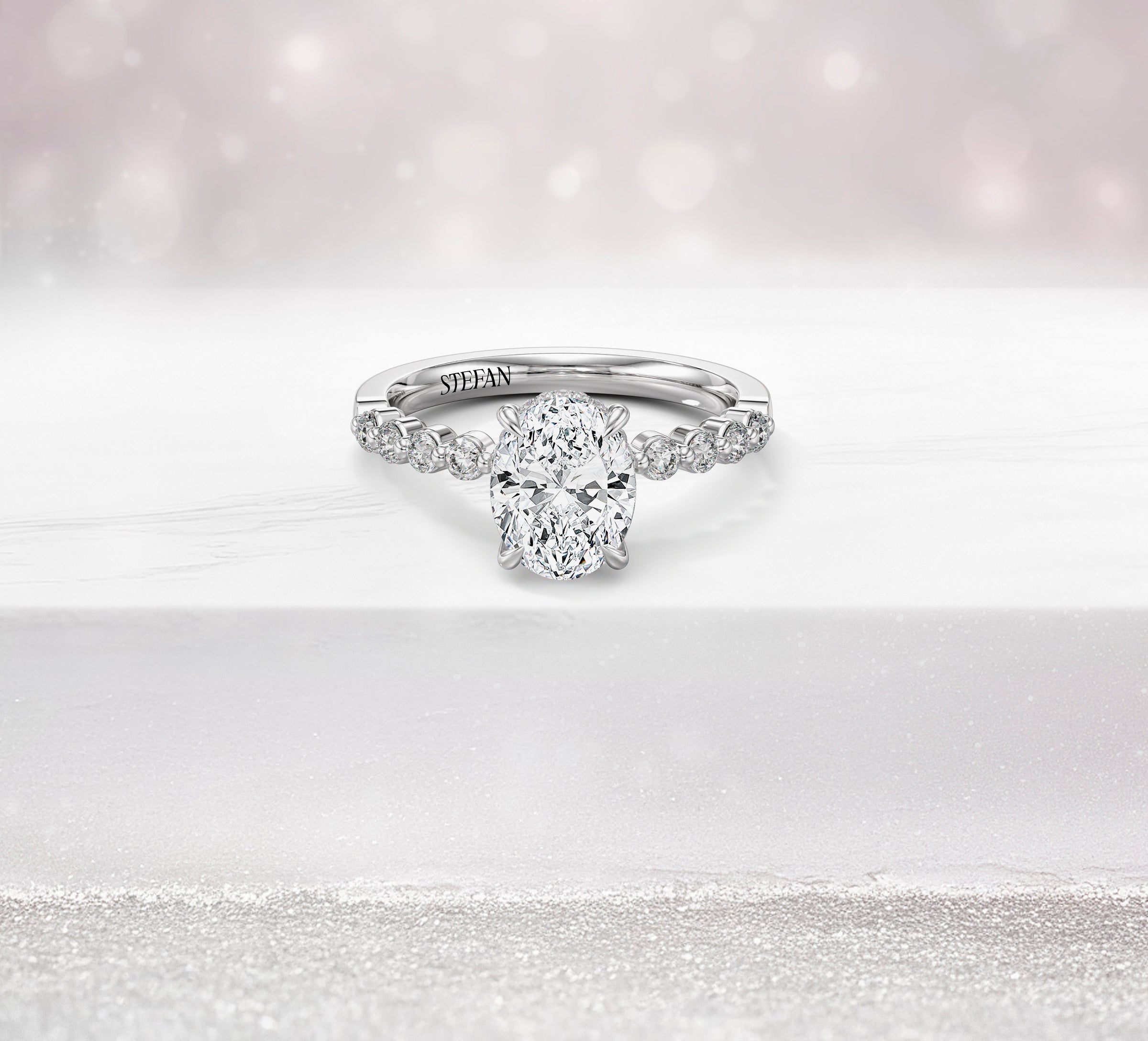 oval diamond engagement rings