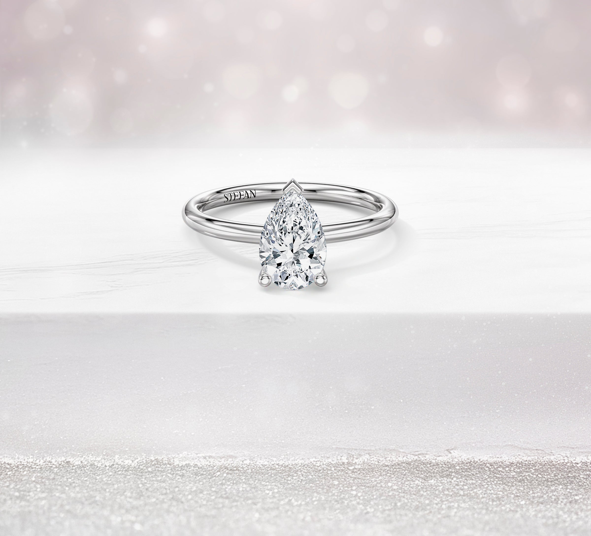 Pear Shaped Engagement Rings in Perth
