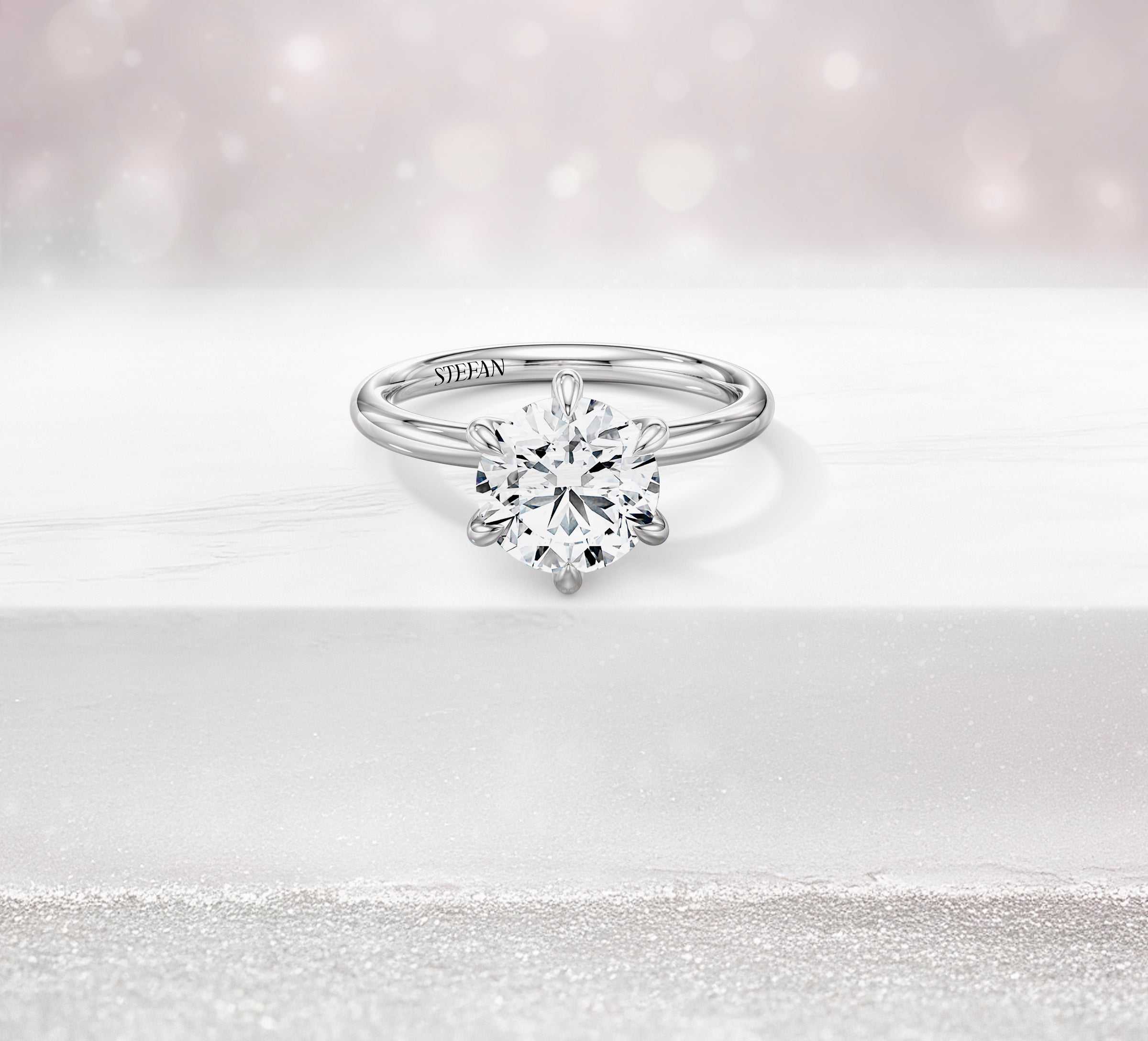 Round Brilliant Engagement Rings in Perth