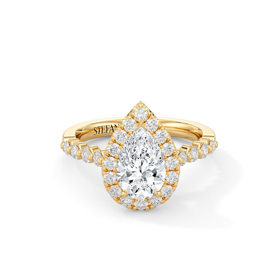 Jasmine Pear-Shape Engagement Ring