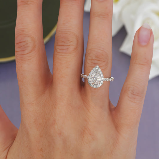 Jasmine Pear-Shape Engagement Ring