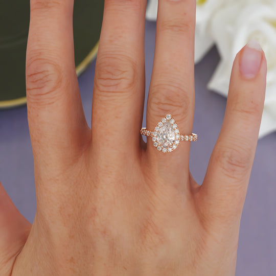 Jasmine Pear-Shape Engagement Ring