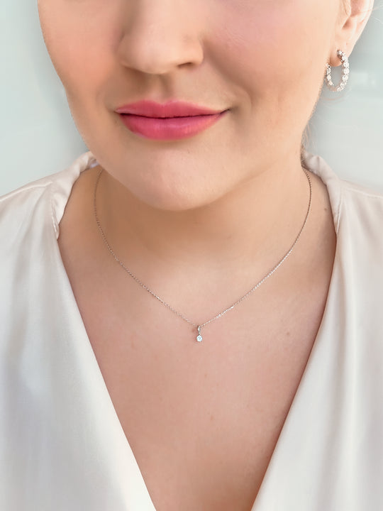 Diamond Pendant Plain Bale