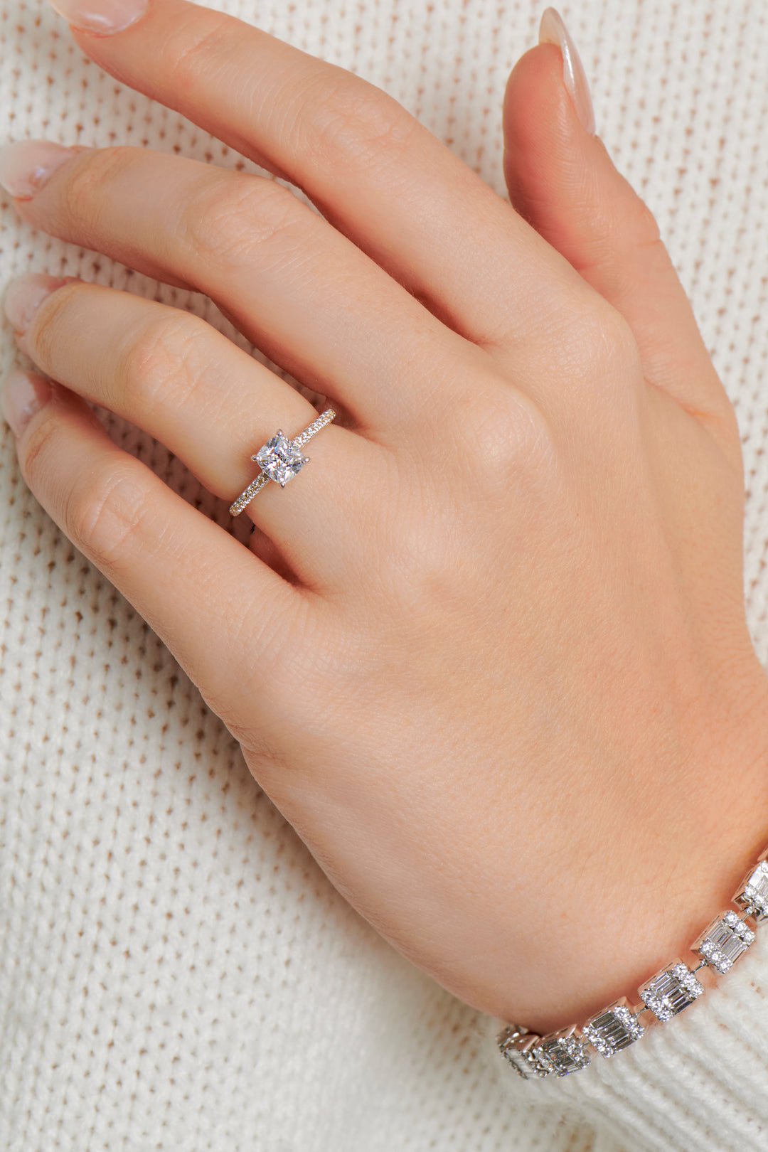 Harriet Cushion Cut Engagement Ring