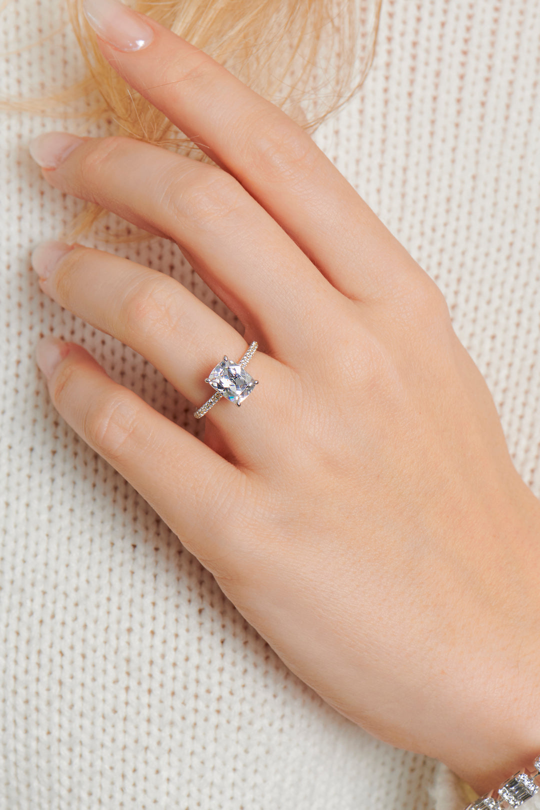 Harriet Cushion Cut Engagement Ring