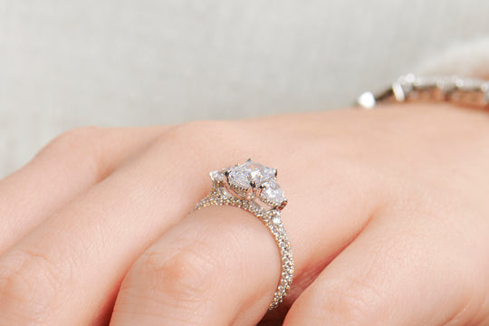 Cecelia Emerald Cut Engagement Ring