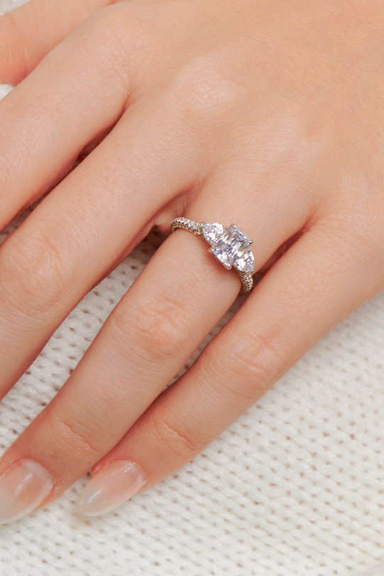 Cecelia Emerald Cut Engagement Ring