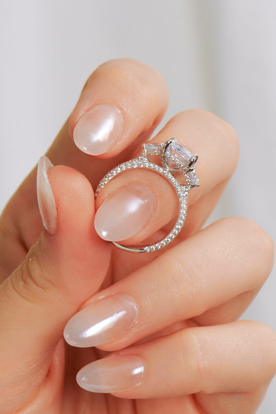 Cecelia Emerald Cut Engagement Ring