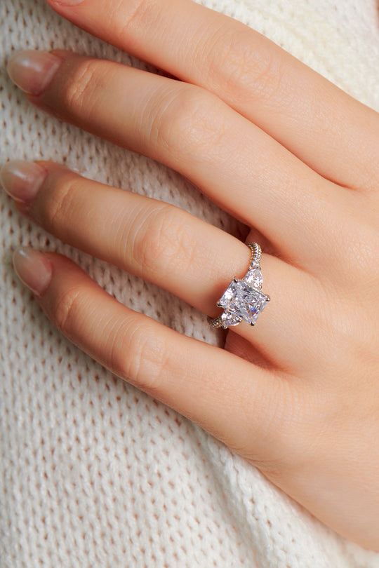 Cecelia Emerald Cut Engagement Ring