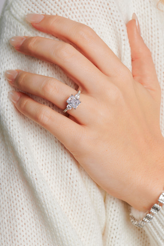 Cecelia Emerald Cut Engagement Ring