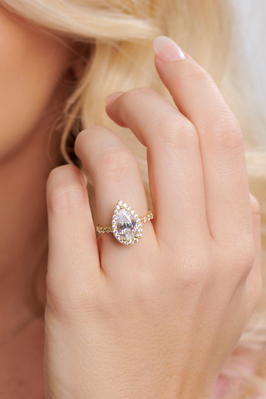 Jasmine Pear-Shape Engagement Ring