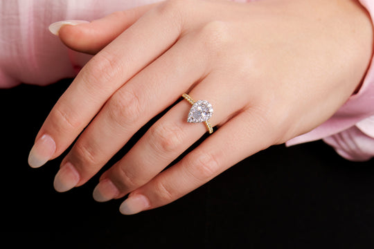 Hannah Pear-Shape Engagement Ring