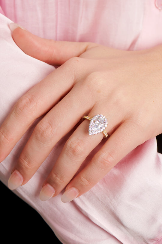 Hannah Pear-Shape Engagement Ring