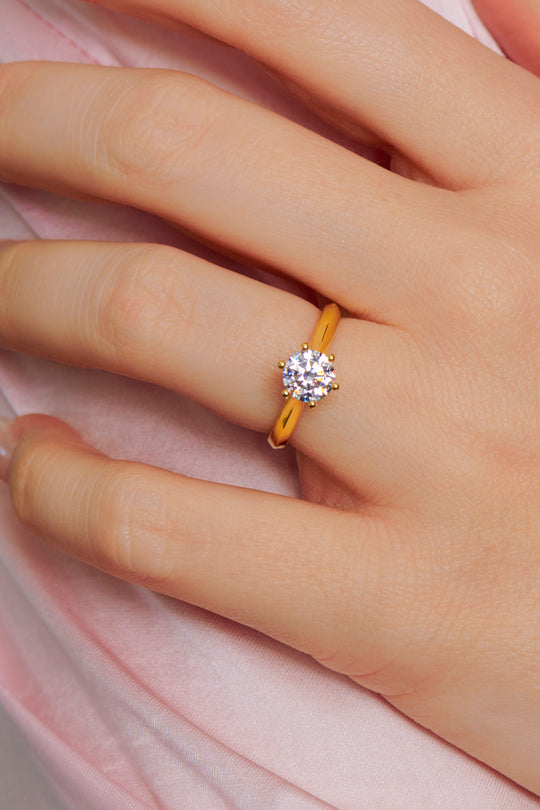 Abigail Round Brilliant Engagement Ring