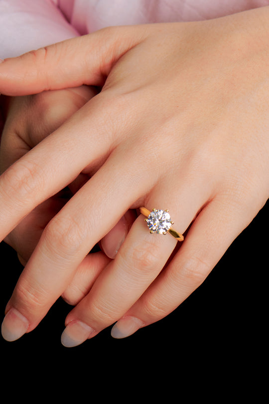 Abigail Round Brilliant Engagement Ring