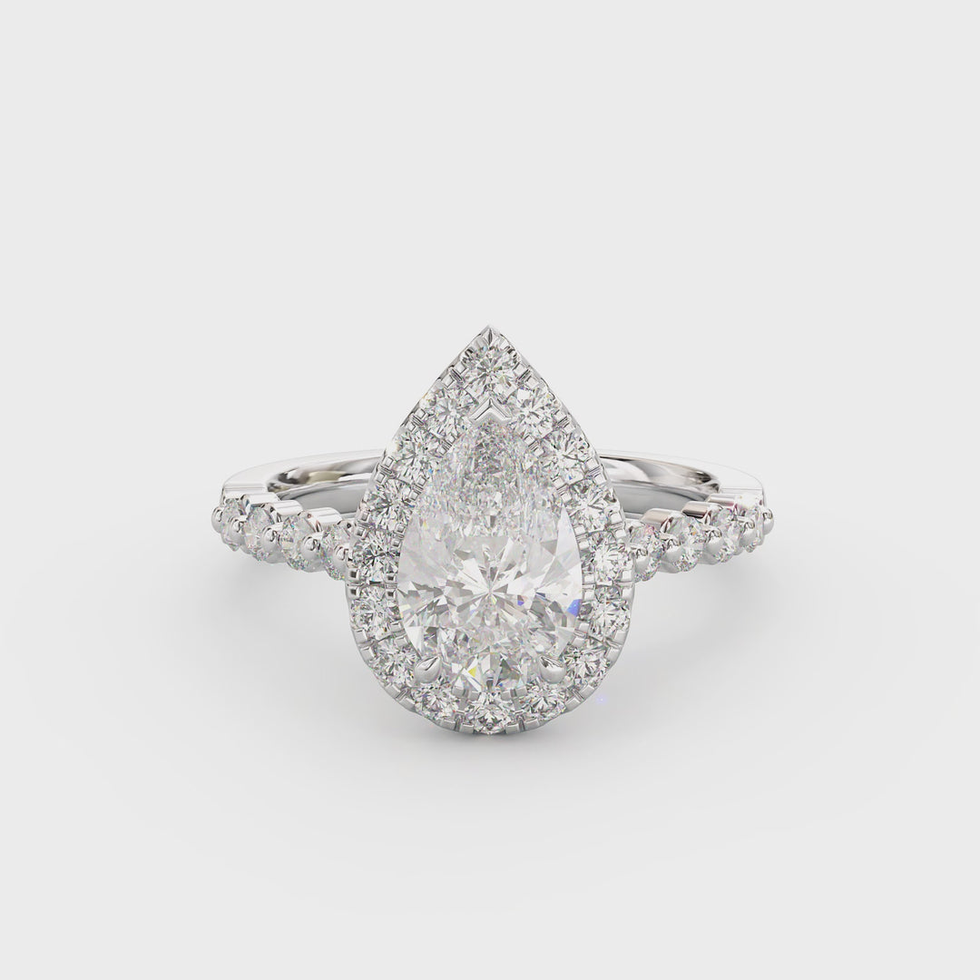 Jasmine Pear-Shape Engagement Ring
