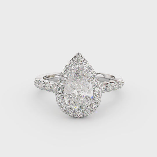 Jasmine Pear-Shape Engagement Ring
