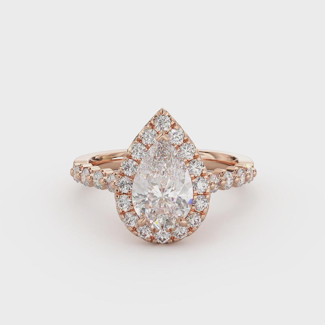 Jasmine Pear-Shape Engagement Ring