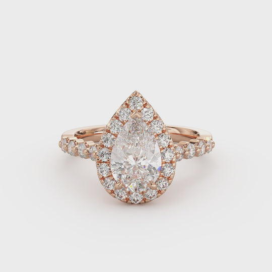 Jasmine Pear-Shape Engagement Ring