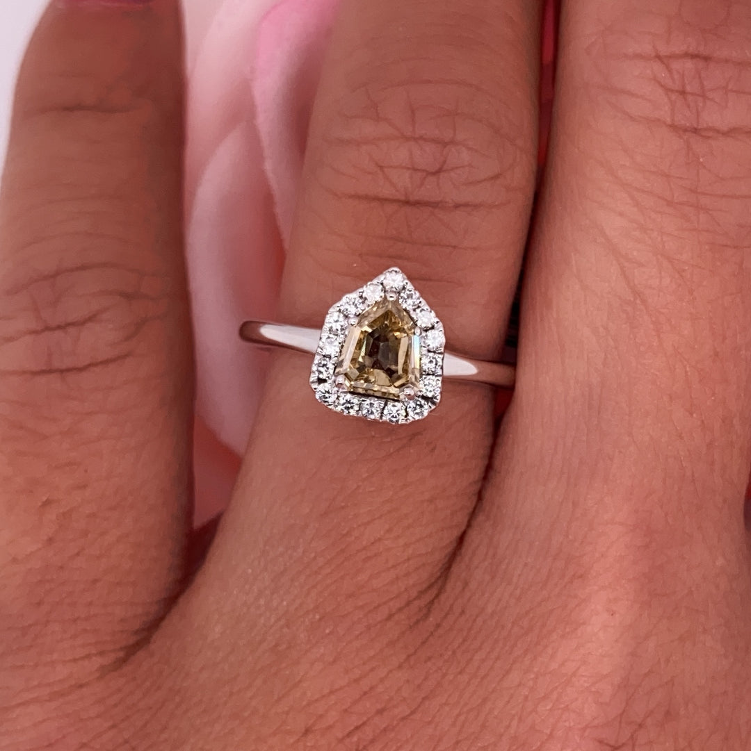 Diamond Fancy Brown Ring