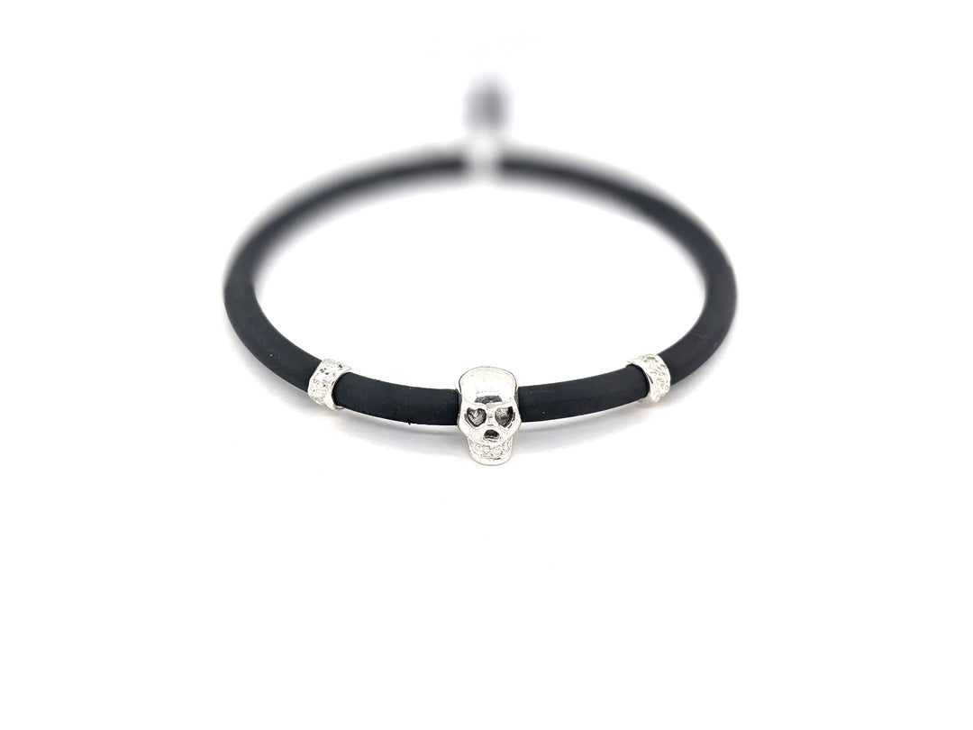 Sterling Silver Skull Bracelet