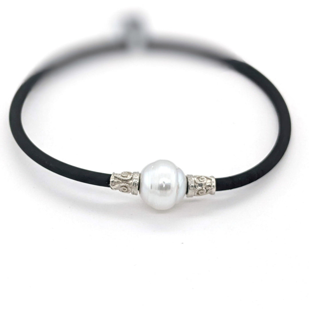 Sterling Silver & South Sea Pearl Bracelet
