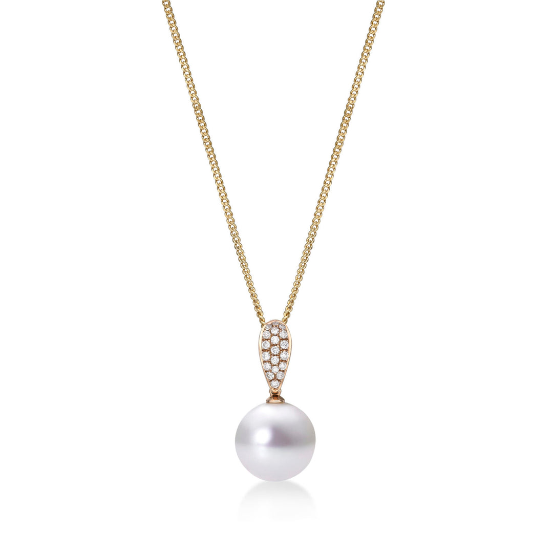 Diamond & South Sea Pearl Pendant