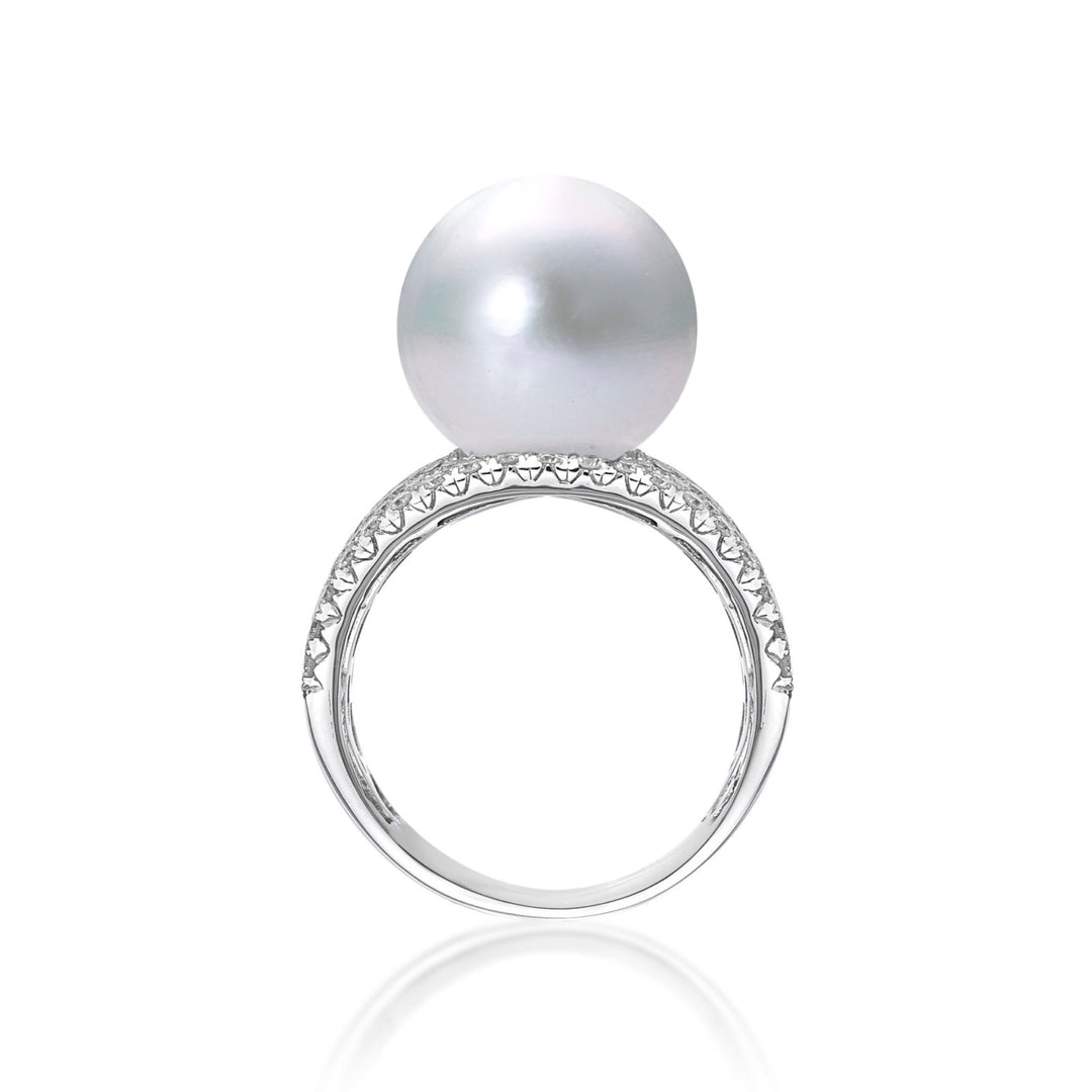 Pearl Pavé Set Ring