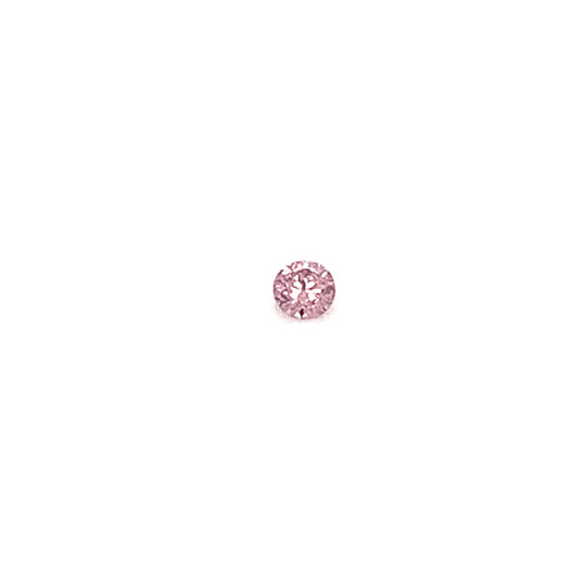 Argyle Certified Pink 0.11ct Round 6P SIAV