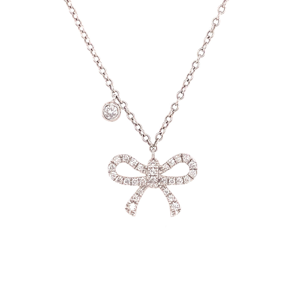 Bow Diamond Pendant