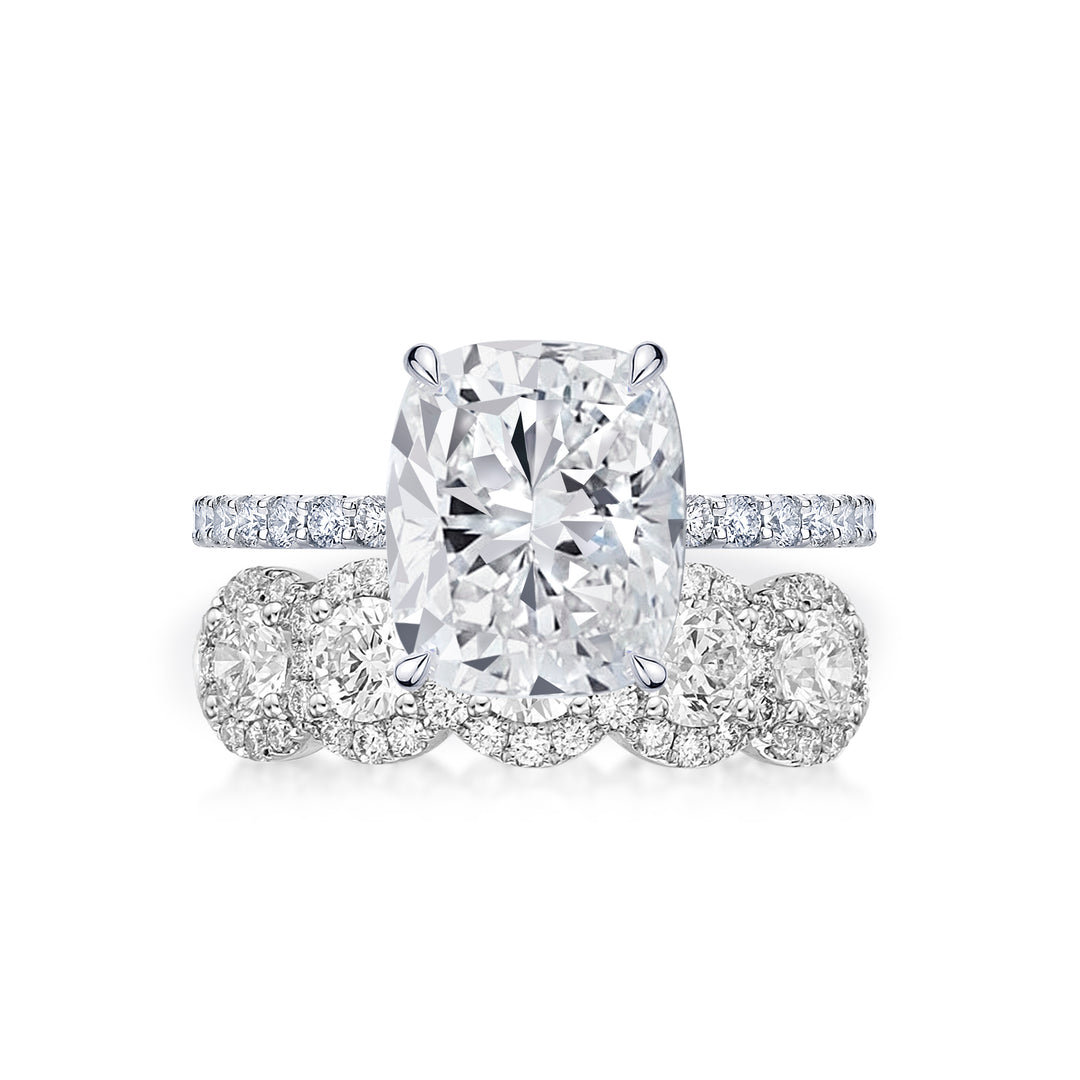 Harriet Cushion Cut Engagement Ring