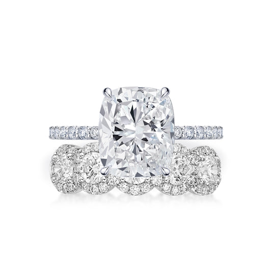 Harriet Cushion Cut Engagement Ring