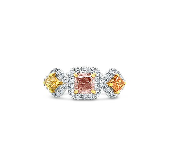 Coloured Diamond Ring