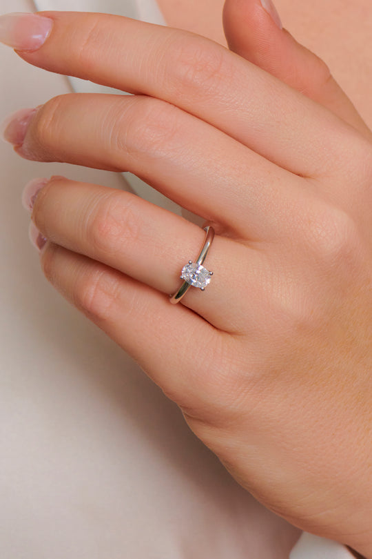 Olivia Oval Cut Engagement Ring