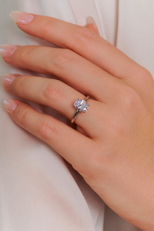 Olivia Oval Cut Engagement Ring