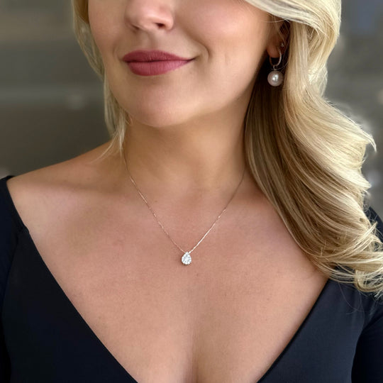 Pear Shape Cluster Pendant