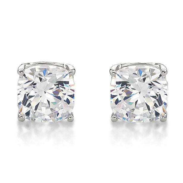 Cushion Cut Diamond Studs