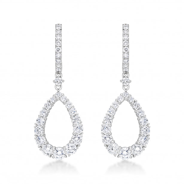 Diamond Drop Earrings