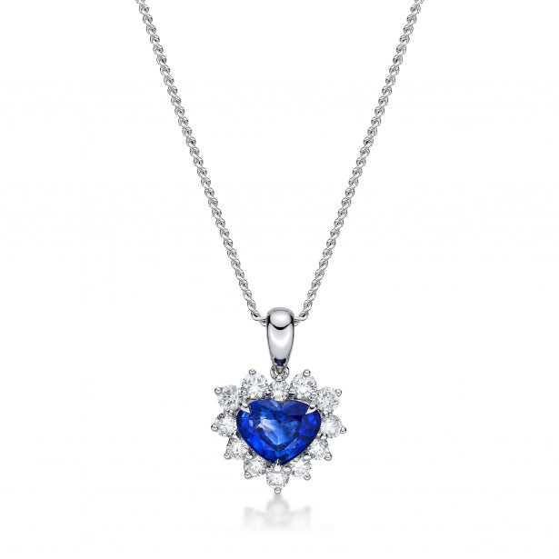 Diamond & Sapphire Pendant