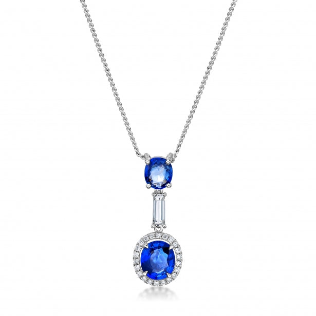 Sterling Silver & Sapphire Golden Gate Pendant 18mm – Stephan-Hill Jewelry  Designers