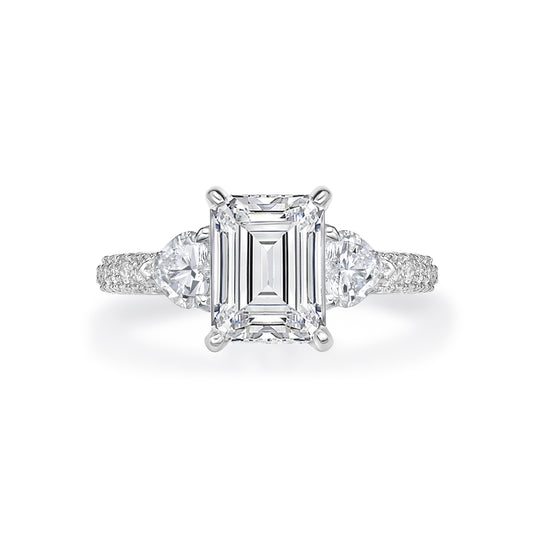 Cecelia Emerald Cut Engagement Ring