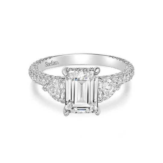 Cecelia Emerald Cut Engagement Ring