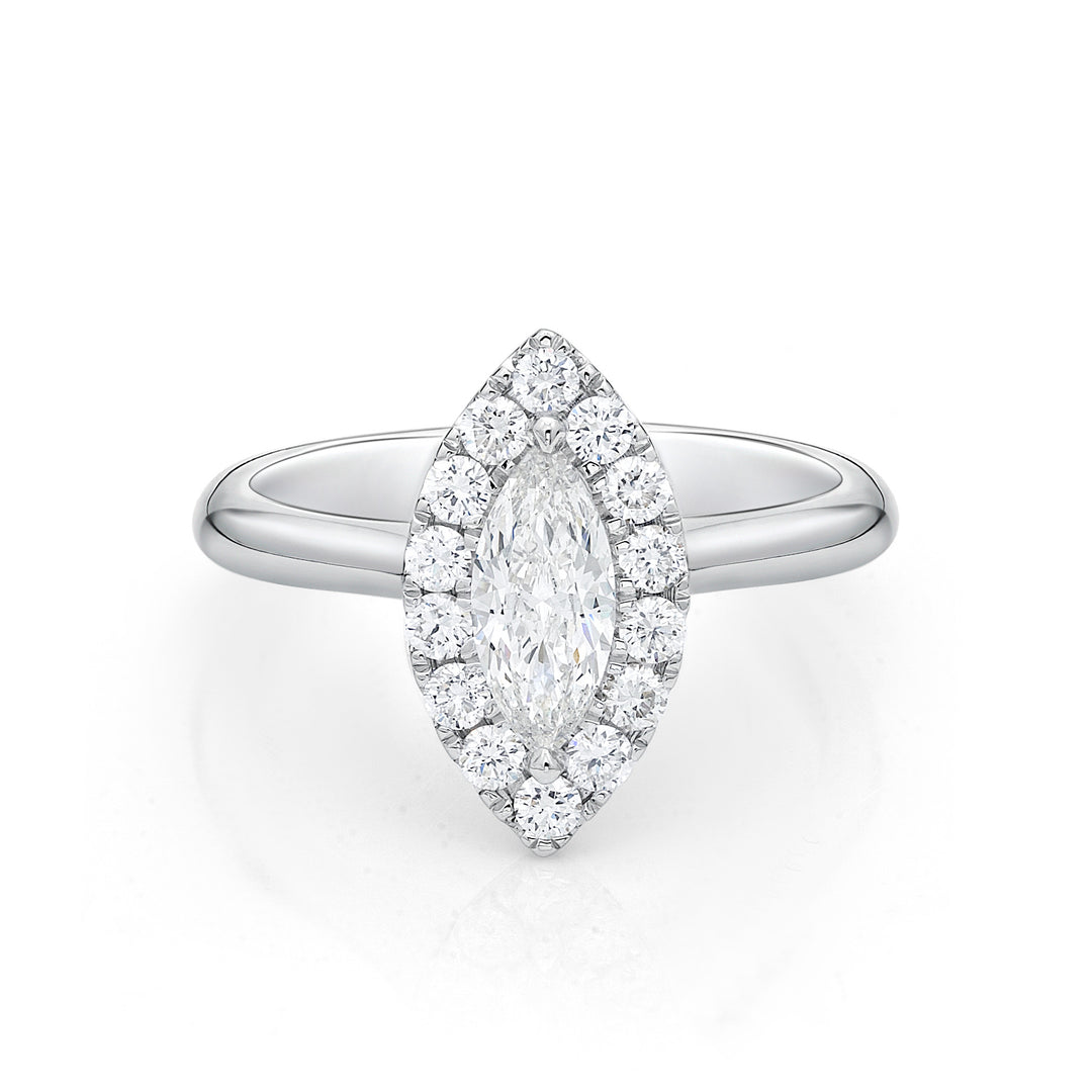 Eliza Marquise-Shape Engagement Ring