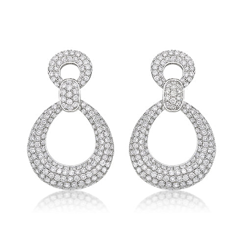 Diamond Pave Earrings