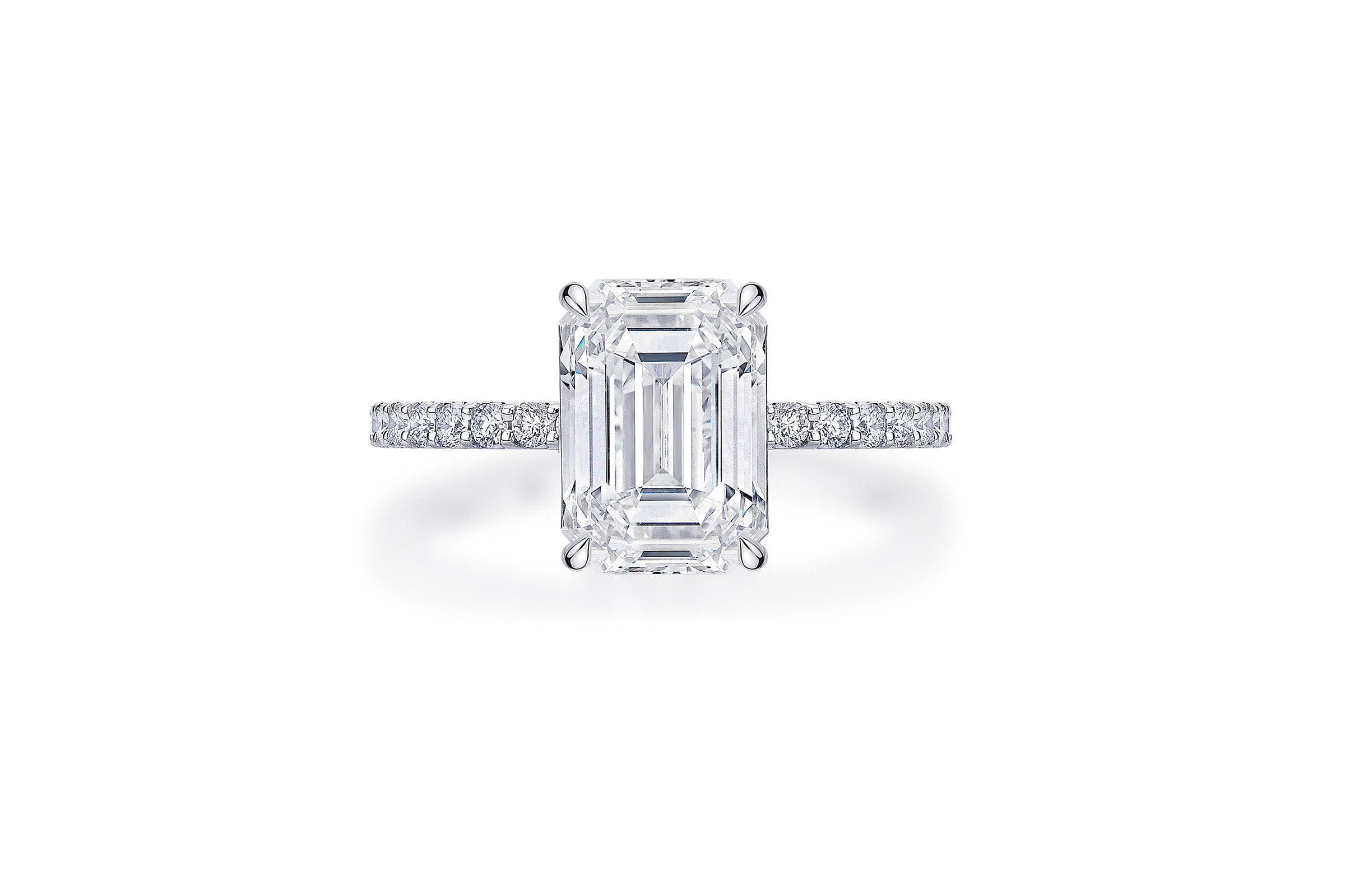 emerald cut engagement ring in perth