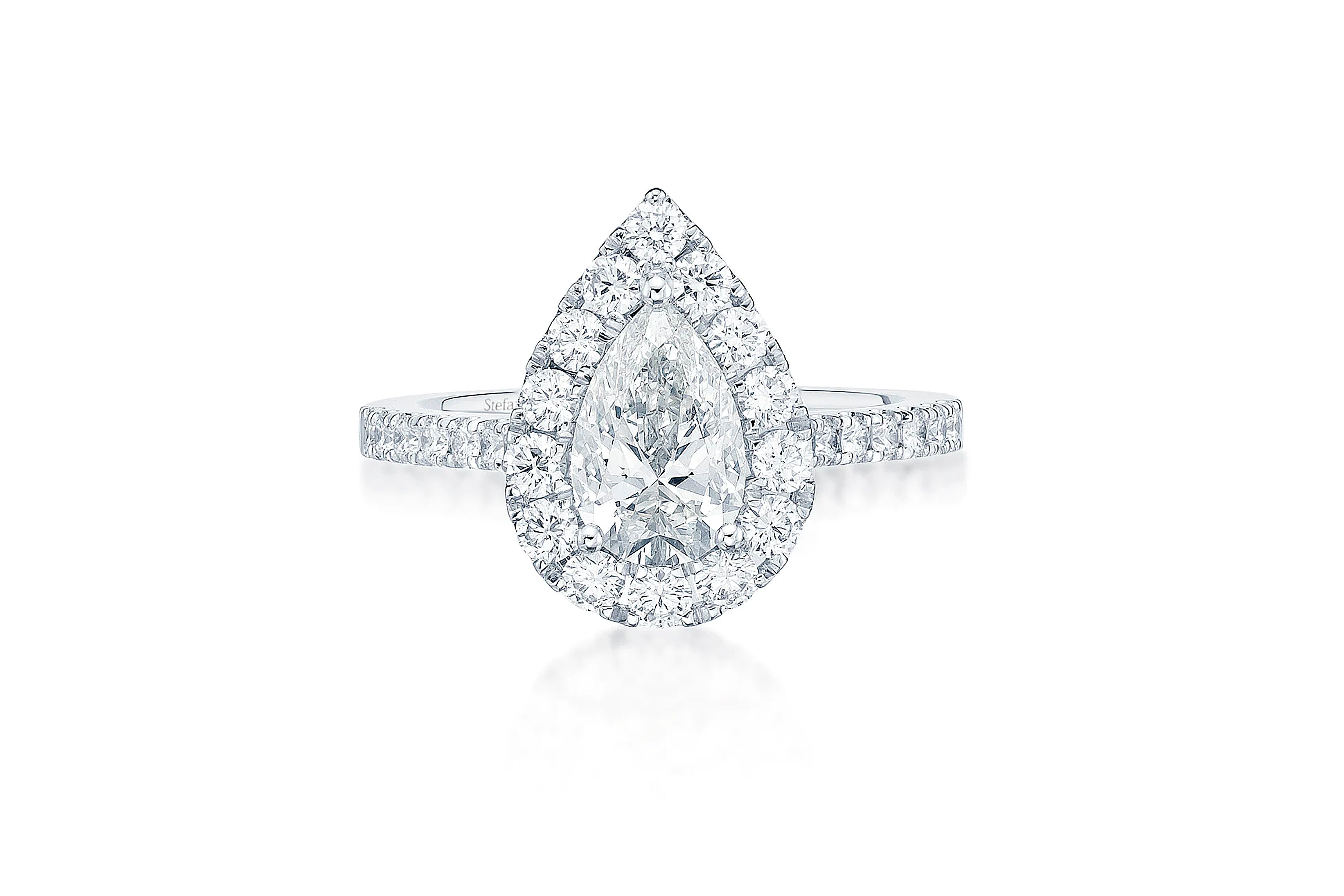 Pear Ring Engagement | Teardrop Shaped Rings – Stefan Diamonds