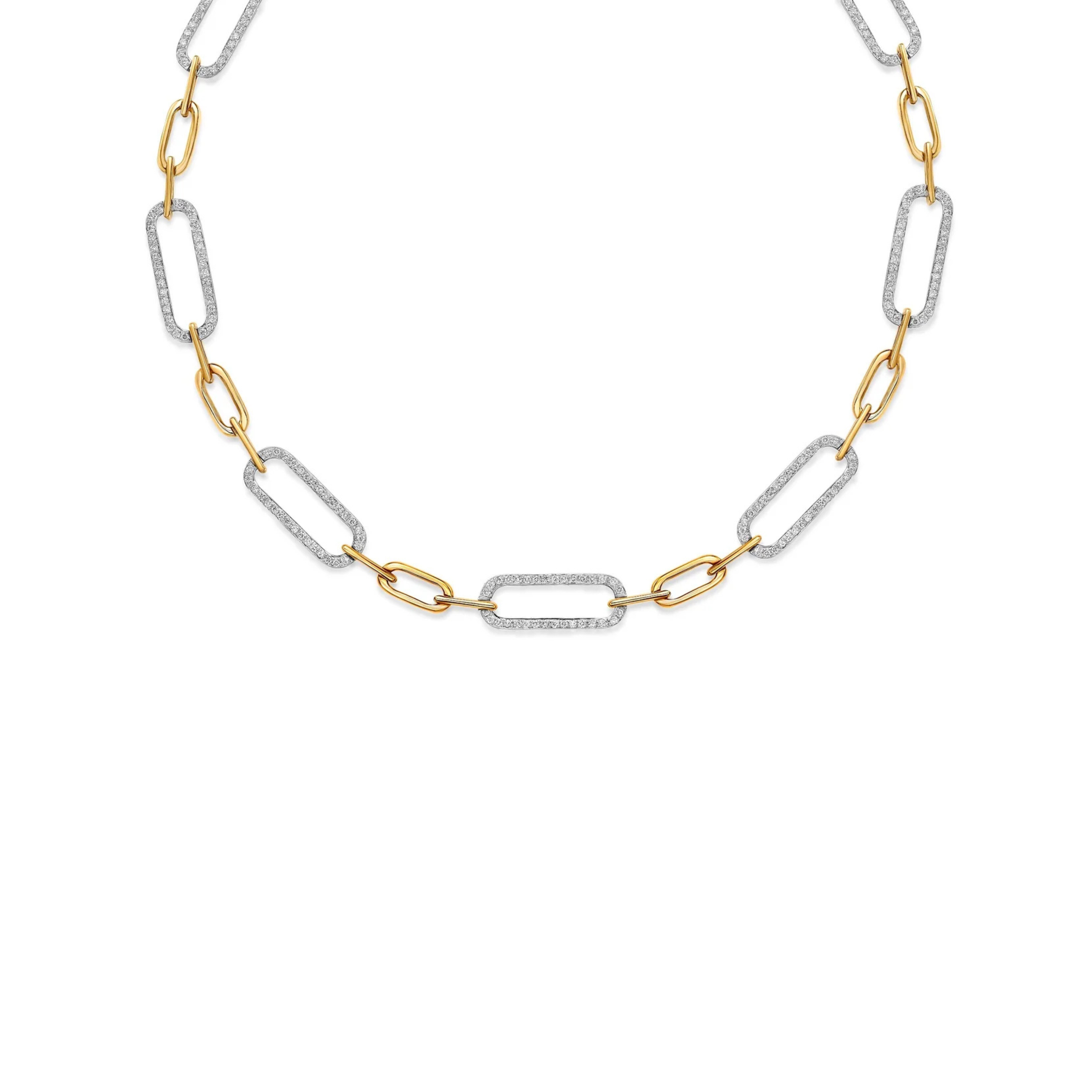 Tennis and Diamond Necklace