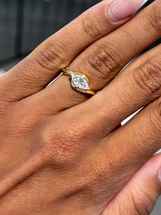 Tate Marquise-Shaped Engagement Ring