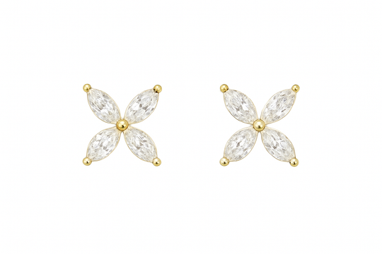 Marquise Diamond Studs