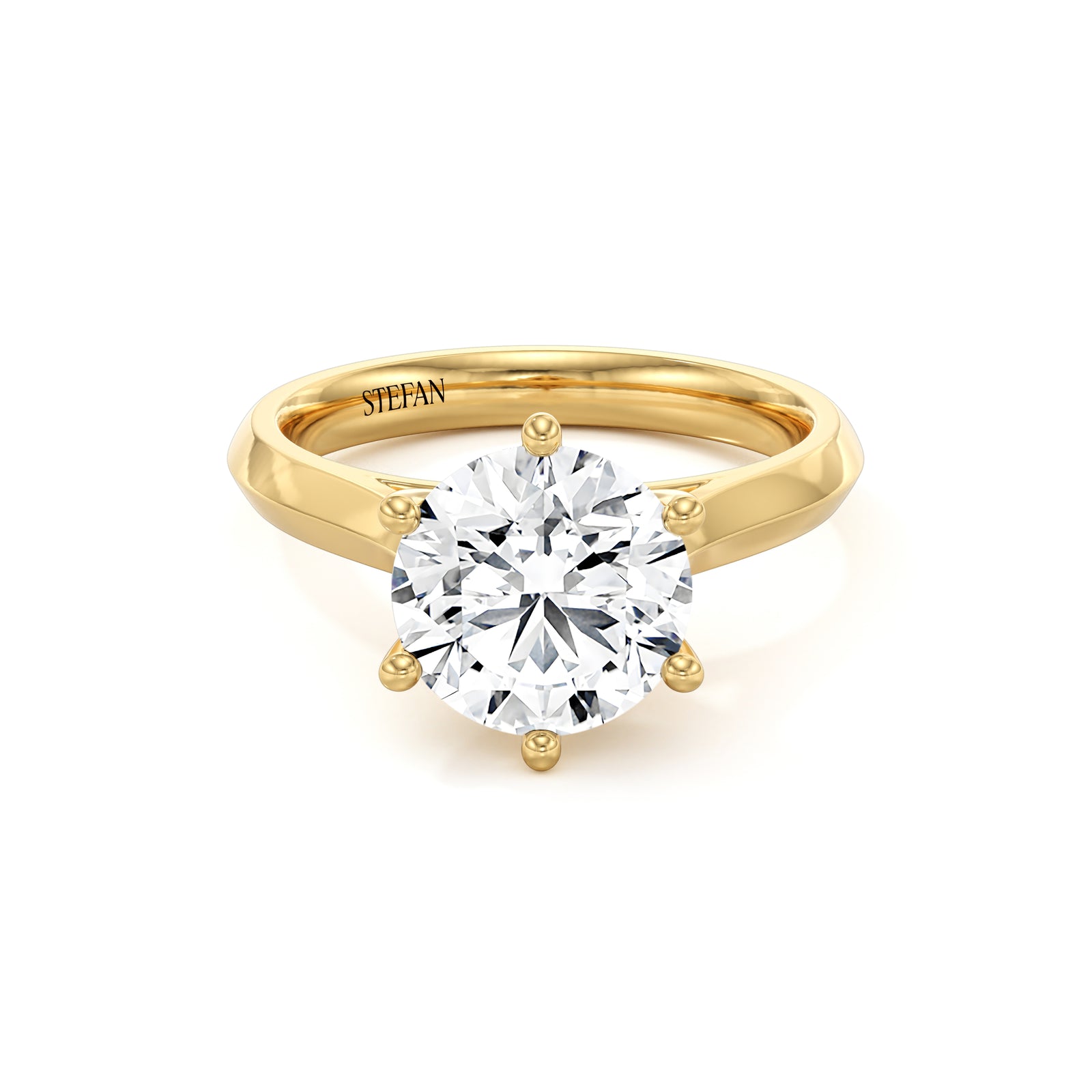 Abigail Round Brilliant Engagement Ring